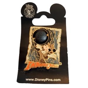 Disney Pin Trading Mickey Mouse Indiana Jones Rolling Boulder Pin